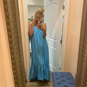 Aqua Blue Maxi Dress